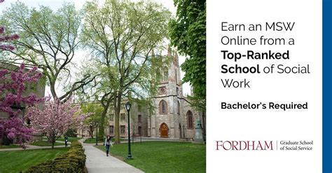 fordham university online social work program